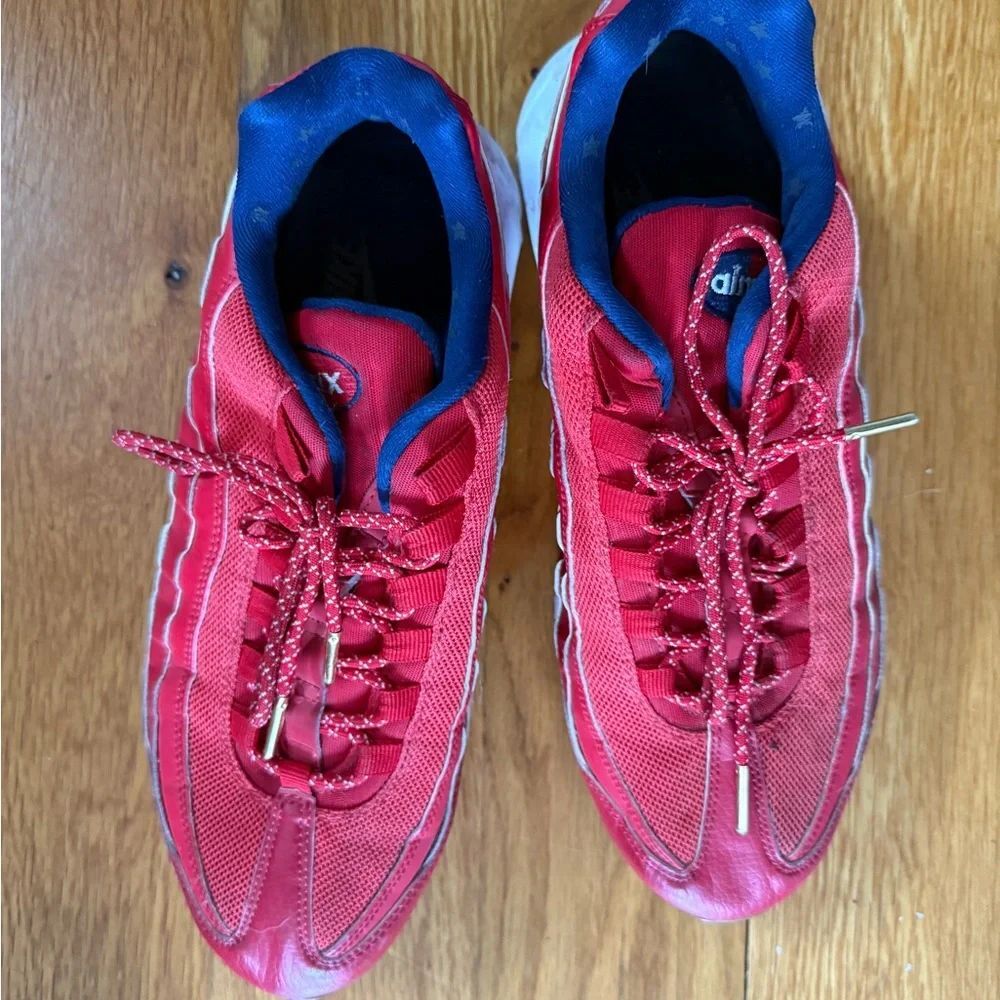Nike Stars and Stripes Red and Navy AirMax Sneakers